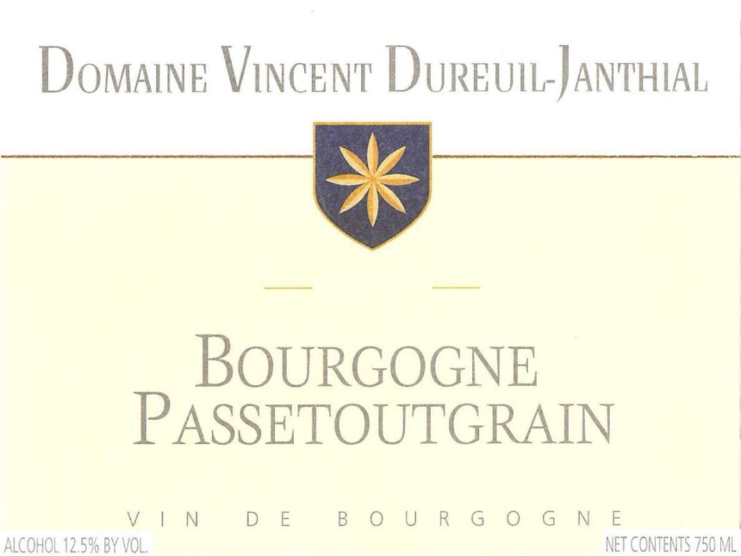 Dureuil-Janthial Bourgogne Passetoutgrain 2013 Front Label