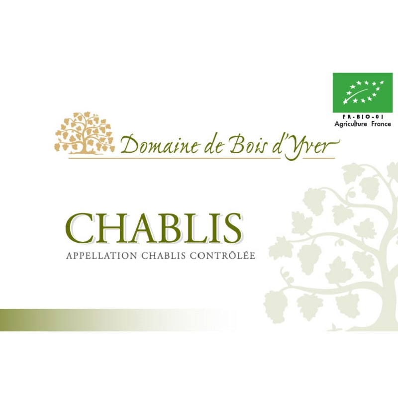Bois d'Yver Chablis 2015 Front Label