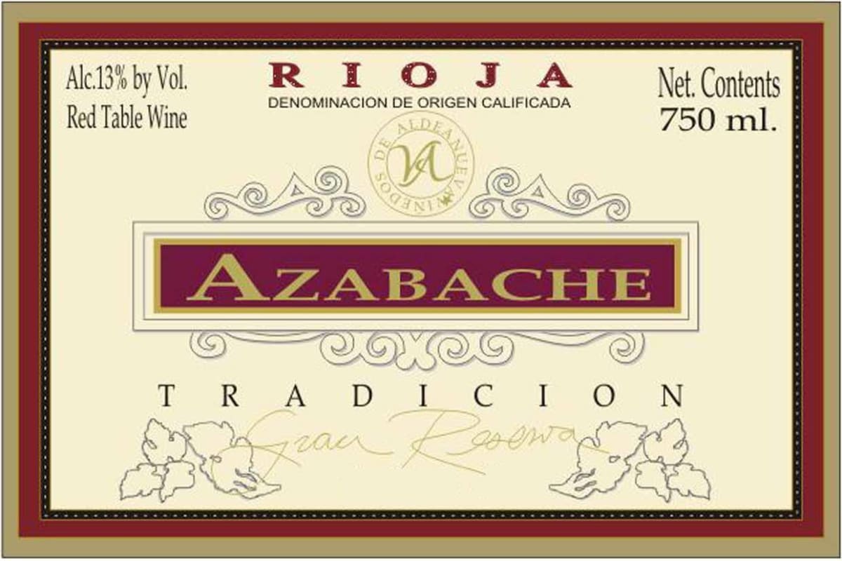 Bodegas Vinedos de Aldeanueva Azabache Gran Reserva 2006 Front Label