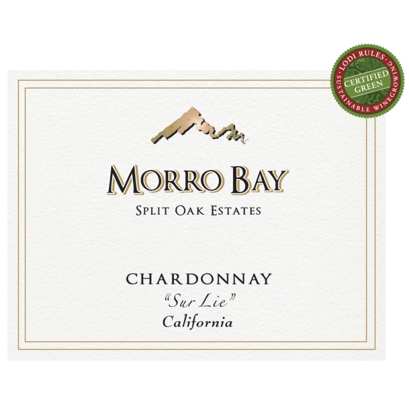 Morro Bay Split Oak Vineyard Chardonnay 2014 Front Label