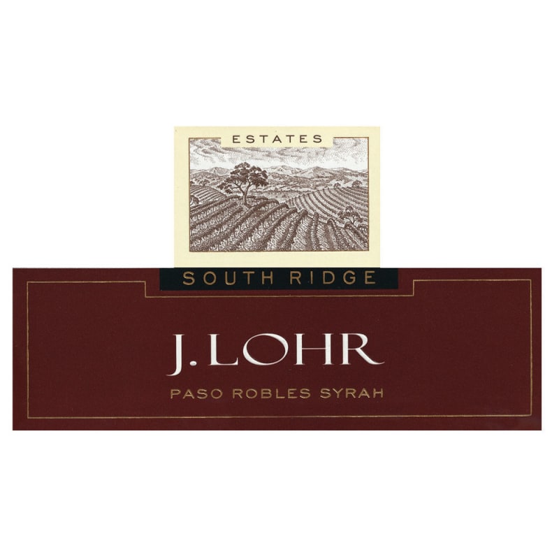 J. Lohr Estates South Ridge Syrah 2014 Front Label