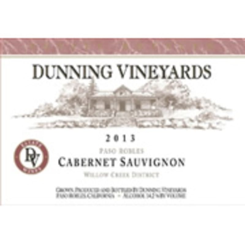 Dunning Cabernet Sauvignon 2013 Front Label