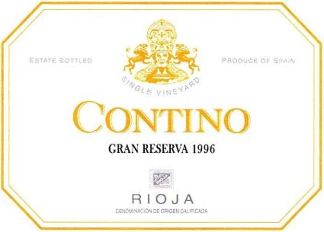 Contino Gran Reserva 1996 Front Label