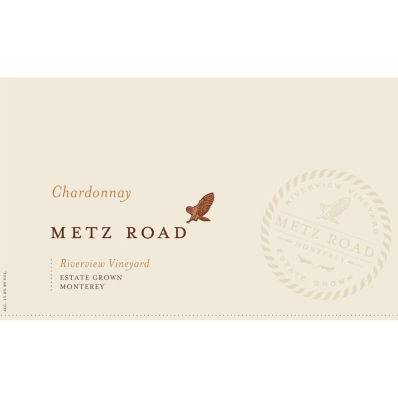 Metz Road Chardonnay 2013 Front Label