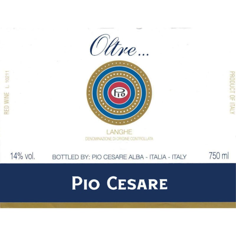 Pio Cesare Langhe Oltre 2010 Front Label
