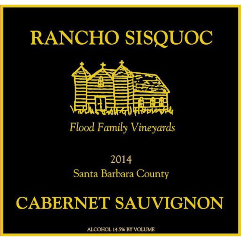 Rancho Sisquoc Cabernet Sauvignon 2014 Front Label