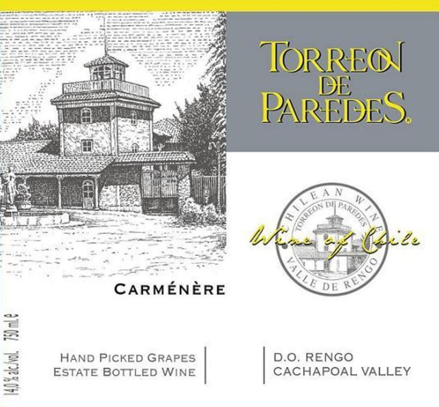 Torreon de Paredes Carmenere 2013 Front Label