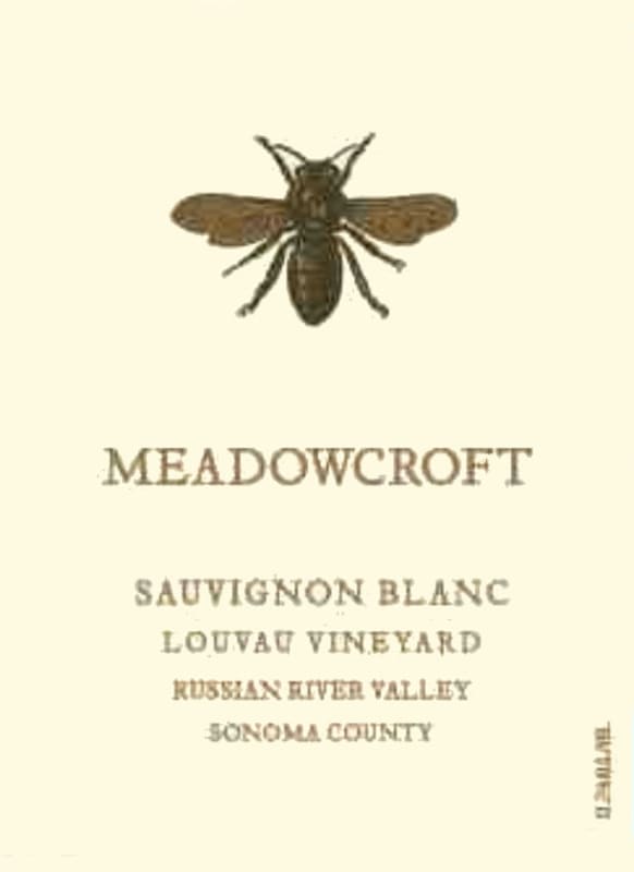 Meadowcroft Louvau Vineyard Sauvignon Blanc 2015 Front Label