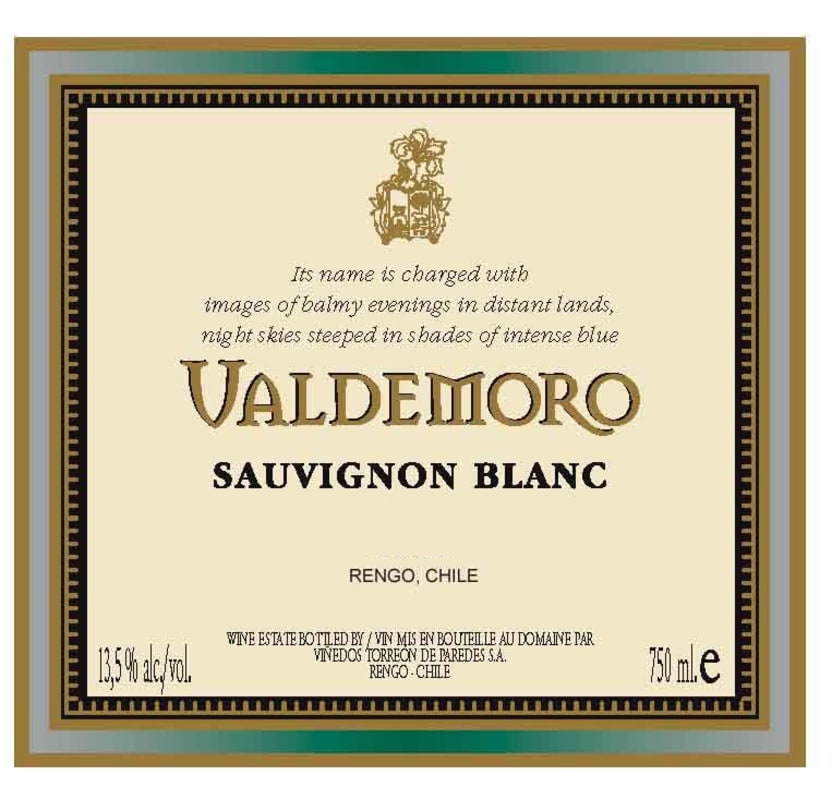 Torreon de Paredes Valdemoro Sauvignon Blanc 2014 Front Label