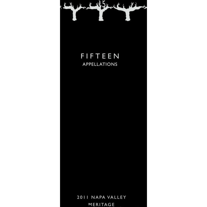 Italics Fifteen Appellations Meritage 2011 Front Label