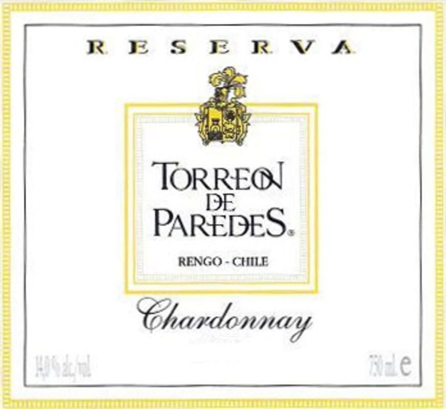 Torreon de Paredes Reserva Chardonnay 2013 Front Label