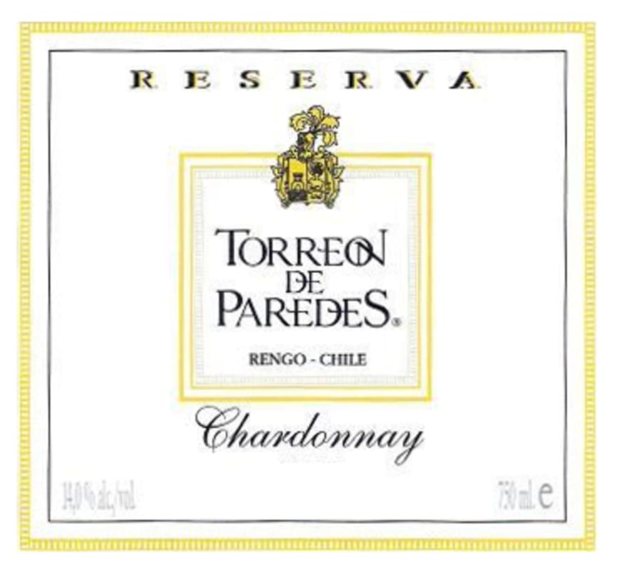 Torreon de Paredes Reserva Chardonnay 2011 Front Label