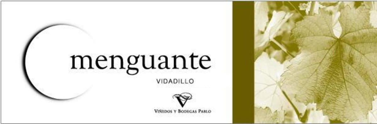 Vinedos Y Bodegas Pablo Menguante Vidadillo 2012 Front Label