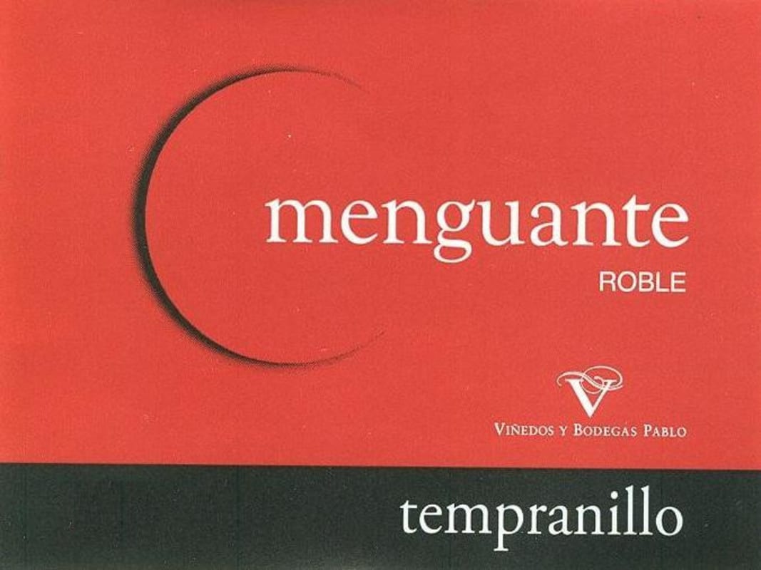 Vinedos Y Bodegas Pablo Menguante Tempranillo 2010 Front Label