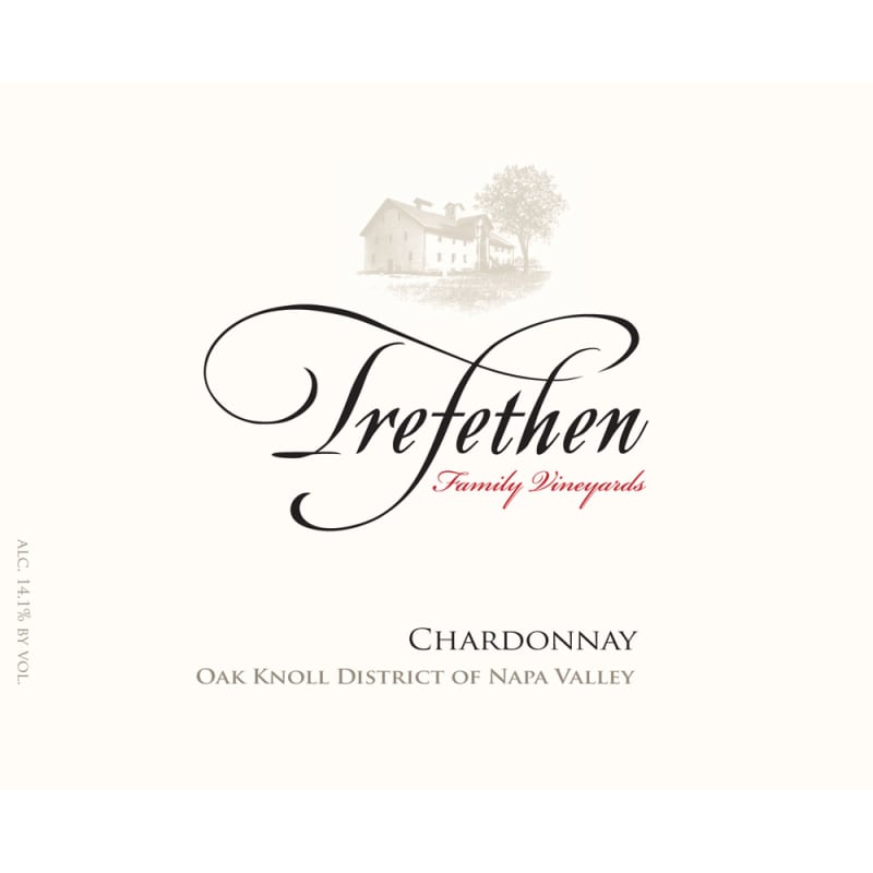 Trefethen Estate Chardonnay 2015 Front Label