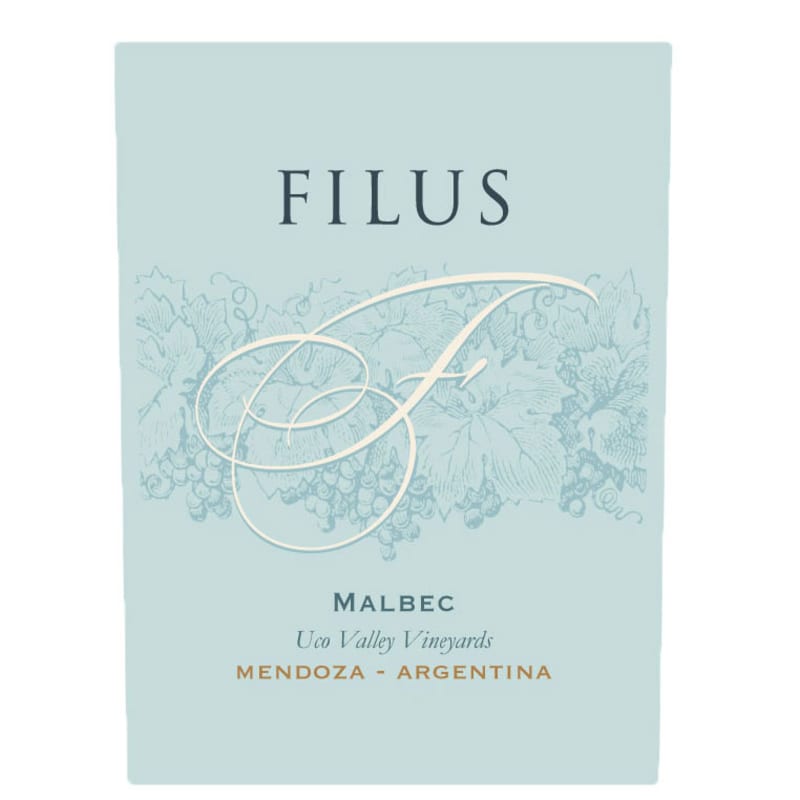Filus Malbec 2015 Front Label