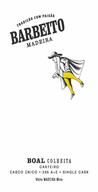 Barbeito Single Cask Colheita Boal 1999 Front Label
