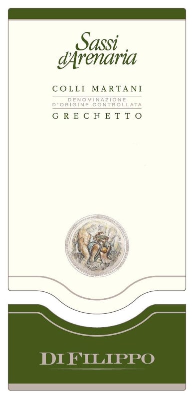 Di Filippo Colli Martani Sassi d'Arenaria Grechetto 2010 Front Label