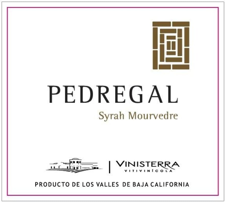 Vinisterra Pedregal Syrah Mourvedre 2015 Front Label