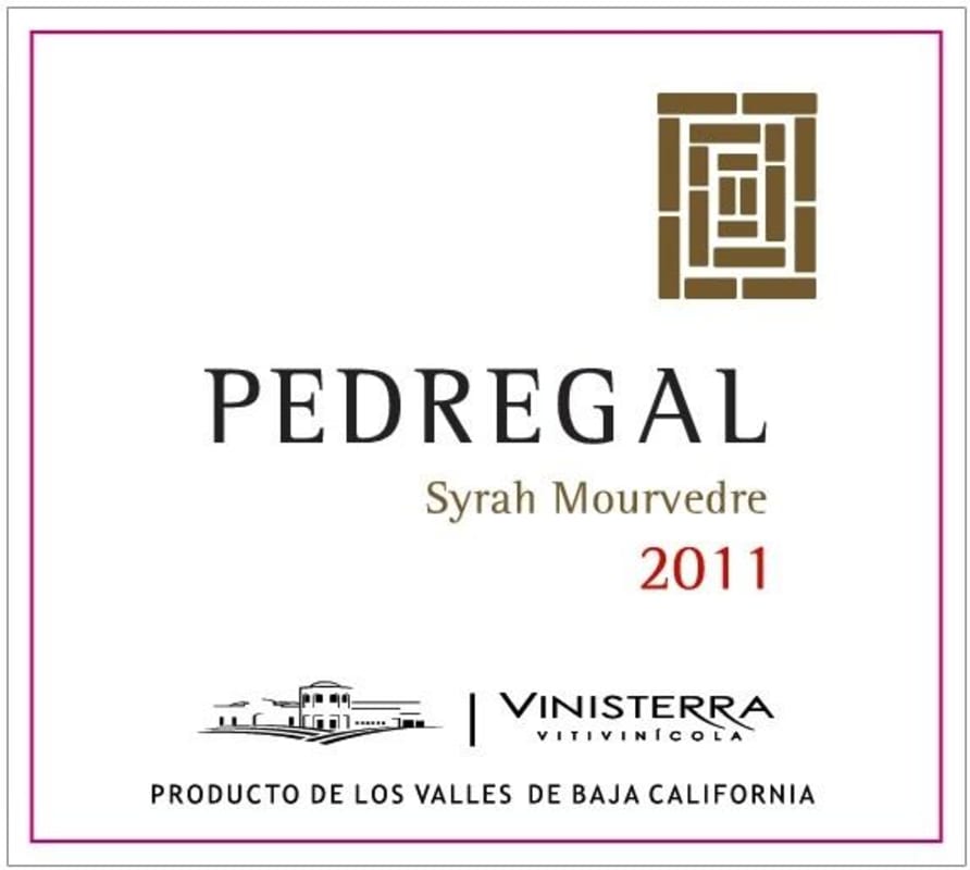 Vinisterra Pedregal Syrah Mourvedre 2011 Front Label