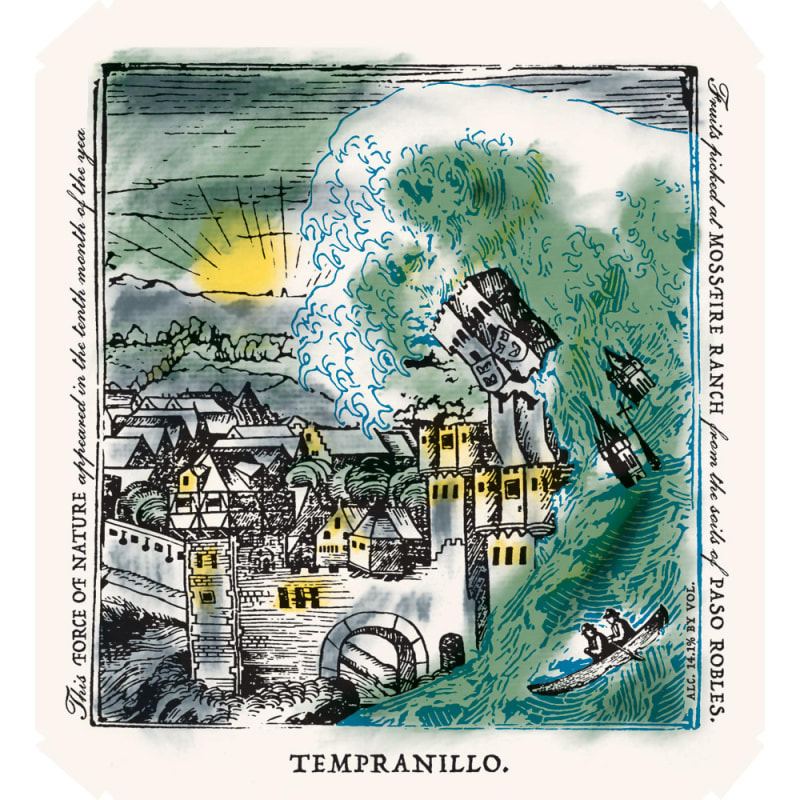 Rabble Mossfire Ranch Tempranillo 2015 Front Label