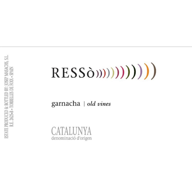 Resso Garnacha 2015 Front Label