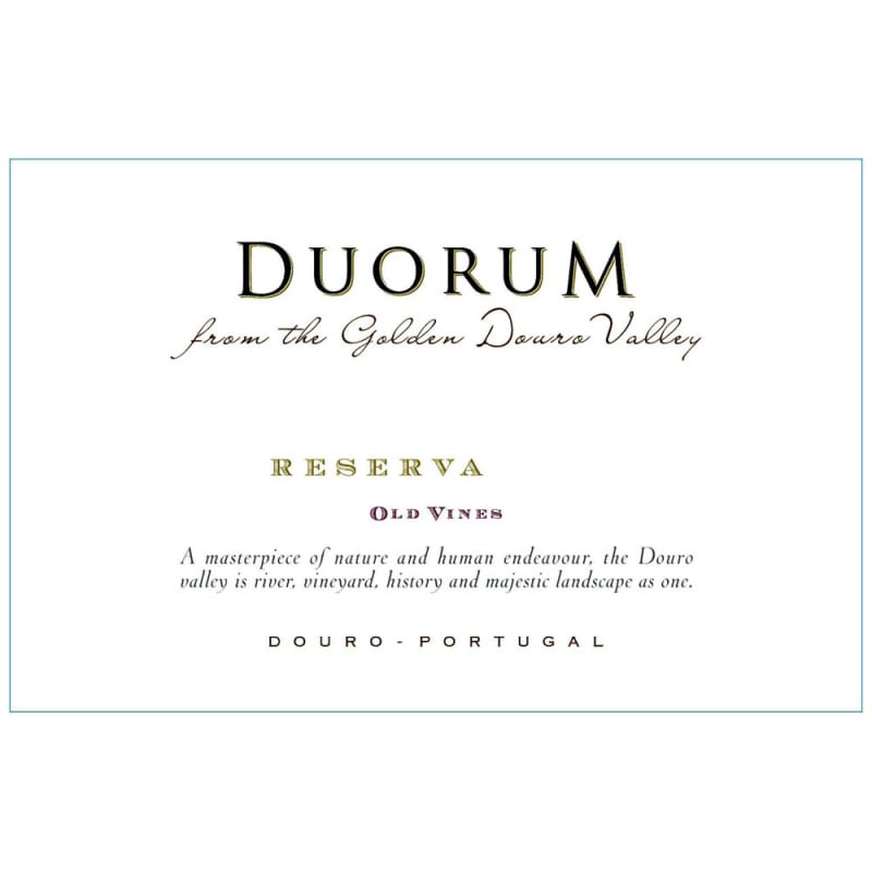 Duorum Reserva Red 2009 Front Label