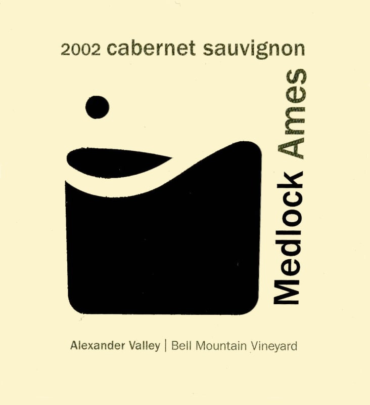 Medlock Ames Cabernet Sauvignon 2002 Front Label