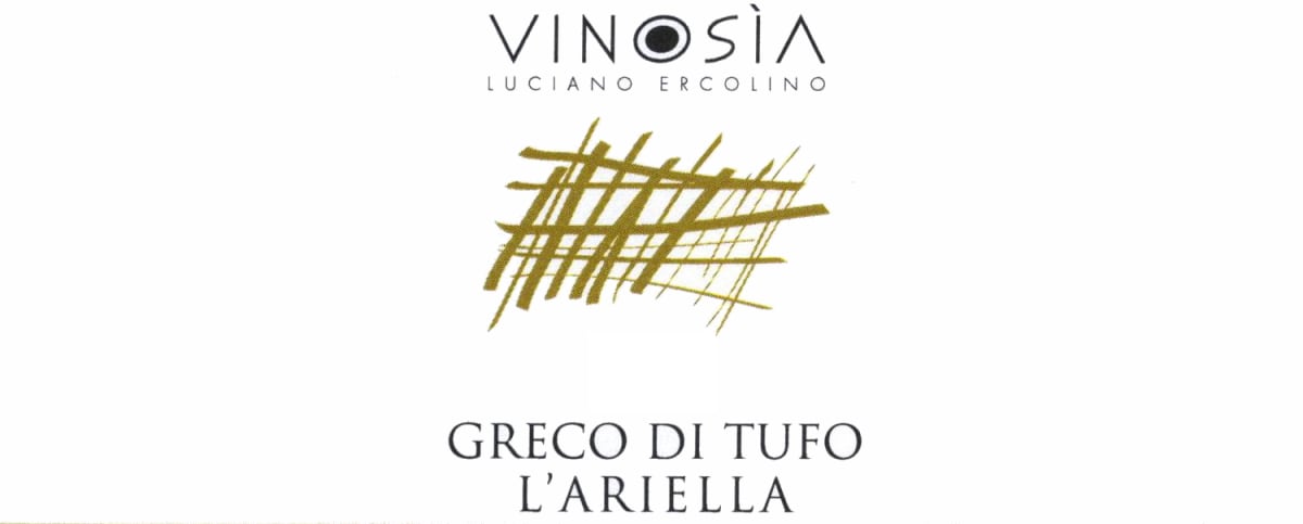 Vinosia Greco di Tufo L'Ariella 2014 Front Label