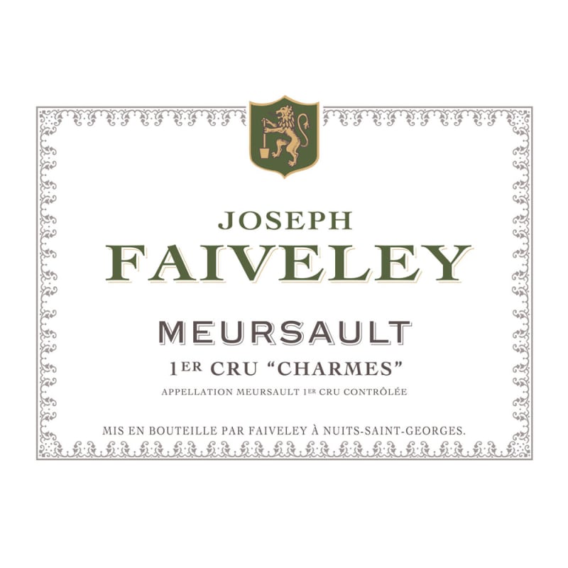 Faiveley Meursault Charmes Premier Cru 2011 Front Label