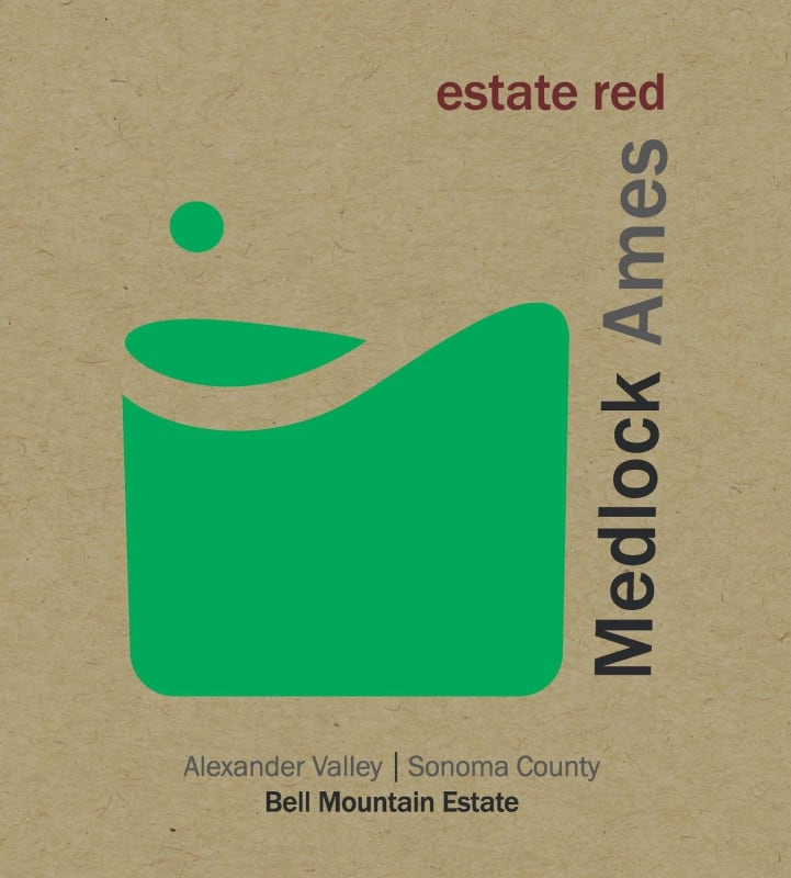 Medlock Ames Bell Mountain Estate Ranch Red 2012 Front Label