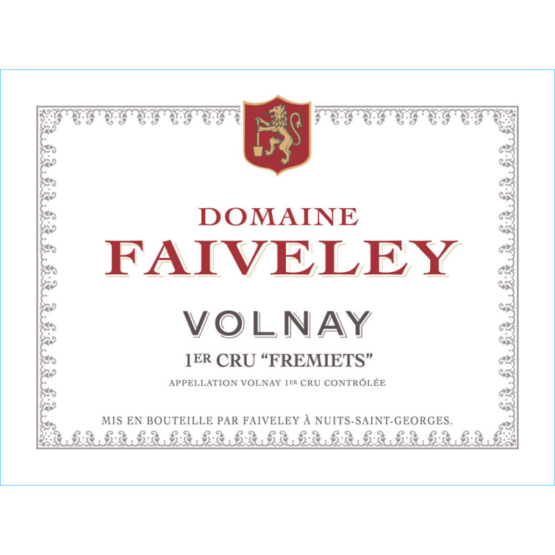 Faiveley Volnay Fremiets Premier Cru 2011 Front Label