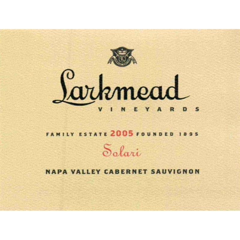 Larkmead Solari Cabernet Sauvignon (1.5 Liter Magnum) 2005 Front Label