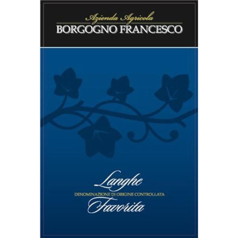 Francesco Borgogno Langhe Favorita 2015 Front Label