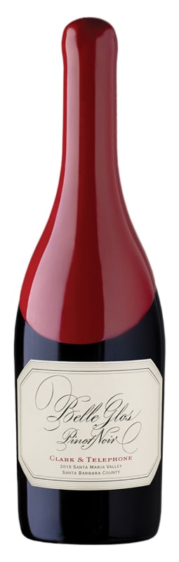 Belle Glos Clark and Telephone Vineyard Pinot Noir 2015 Front Bottle Shot