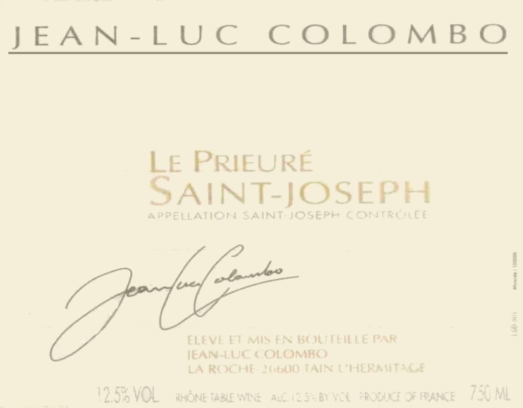 Jean-Luc Colombo Saint-Joseph Le Prieure 2003 Front Label