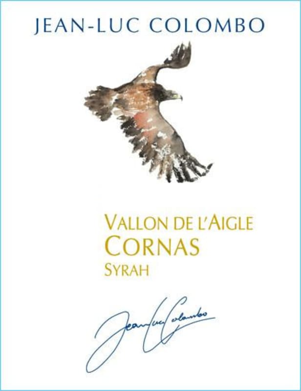 Jean-Luc Colombo Cornas Vallon de l'Aigle 2010 Front Label