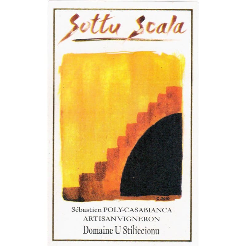 Domaine U Stiliccionu Sottu Scala 2013 Front Label