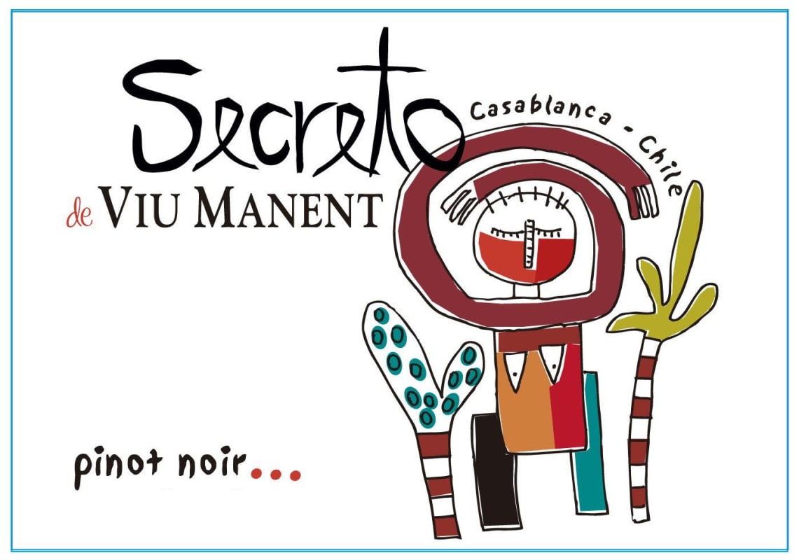 Viu Manent Secreto Pinot Noir 2013 Front Label