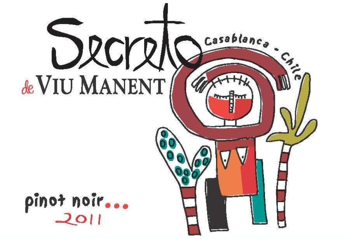 Viu Manent Secreto Pinot Noir 2011 Front Label