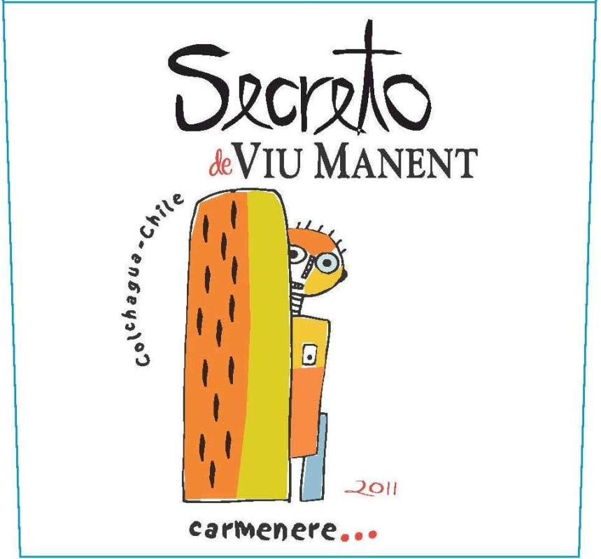 Viu Manent Secreto Carmenere 2011 Front Label