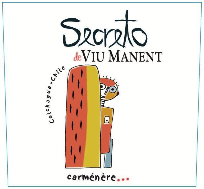 Viu Manent Secreto Carmenere 2014 Front Label