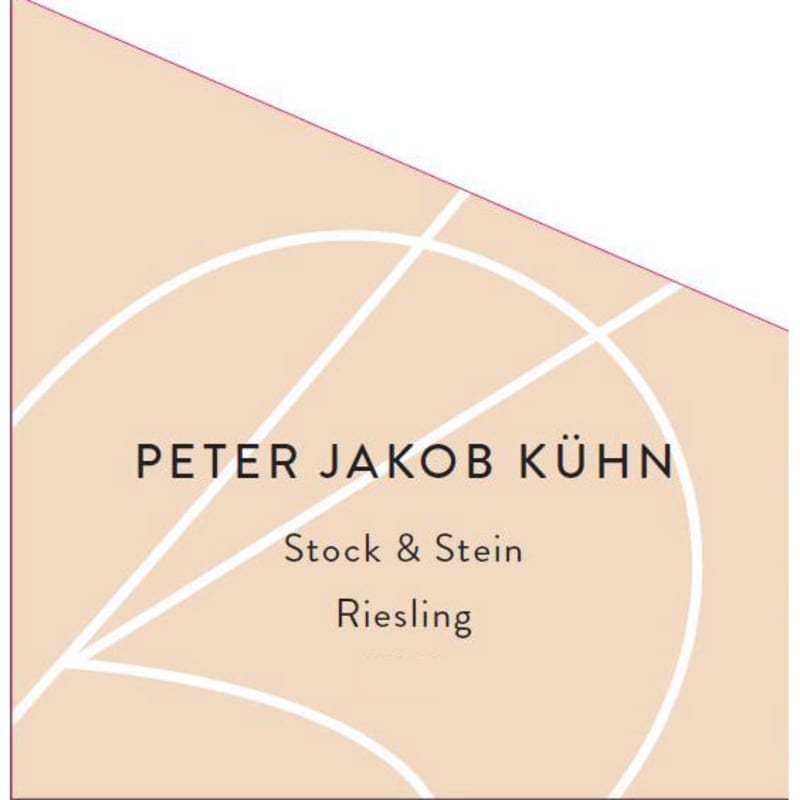 Peter Jakob Kuhn Stock and Stein Trocken Riesling 2014 Front Label