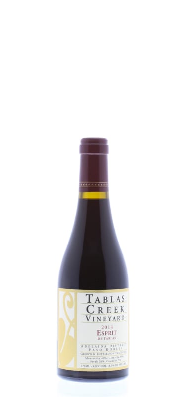 Tablas Creek Esprit de Tablas Rouge (375ML half-bottle) 2014 Front Bottle Shot