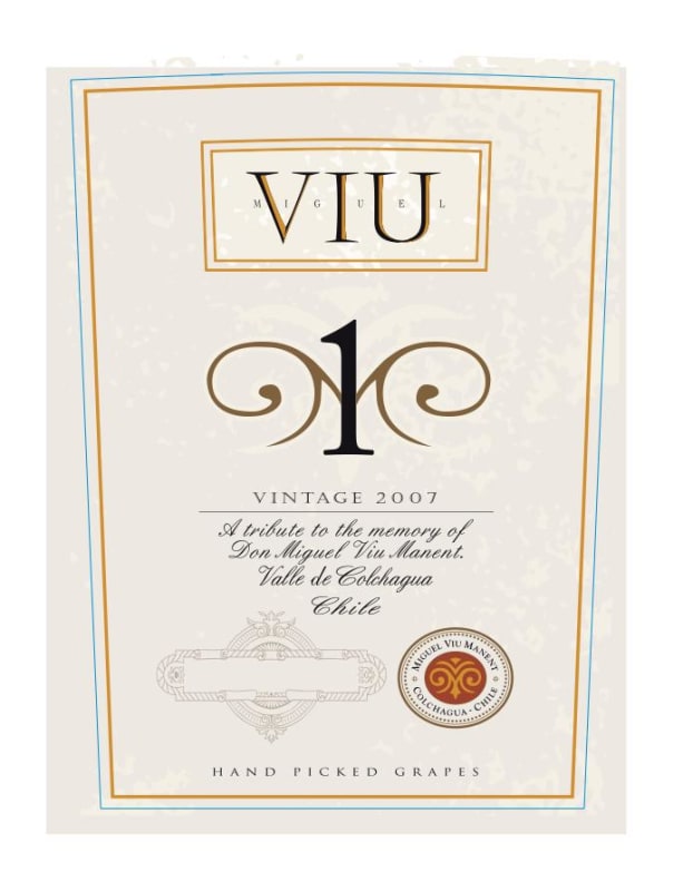 Viu Manent Viu 1 2007 Front Label