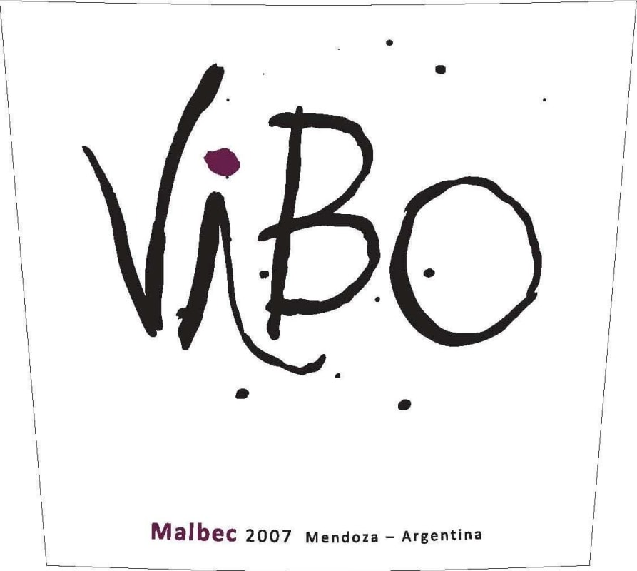 Viu Manent Vibo Malbec 2007 Front Label