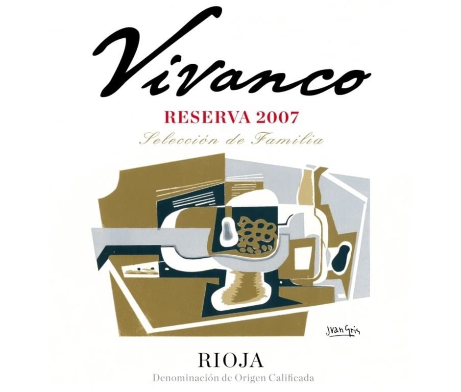 Vivanco Reserva 2007 Front Label
