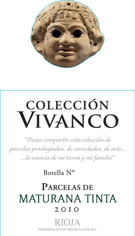 Vivanco Coleccion Vivanco Parcelas de Maturana Tinta 2010 Front Label