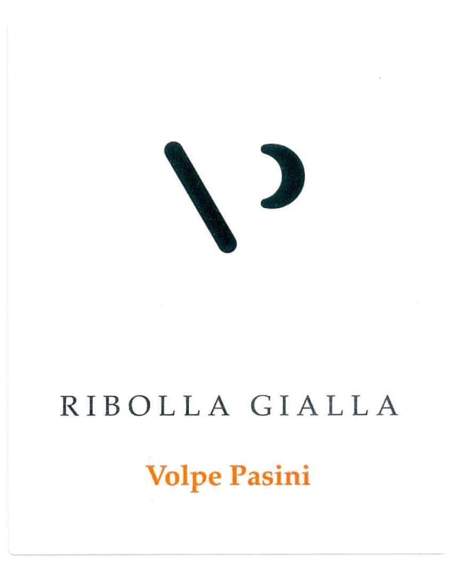 Volpe Pasini Ribolla Gialla 2014 Front Label