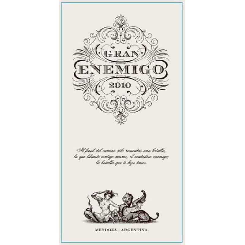 El Enemigo Gran Enemigo 2010 Front Label